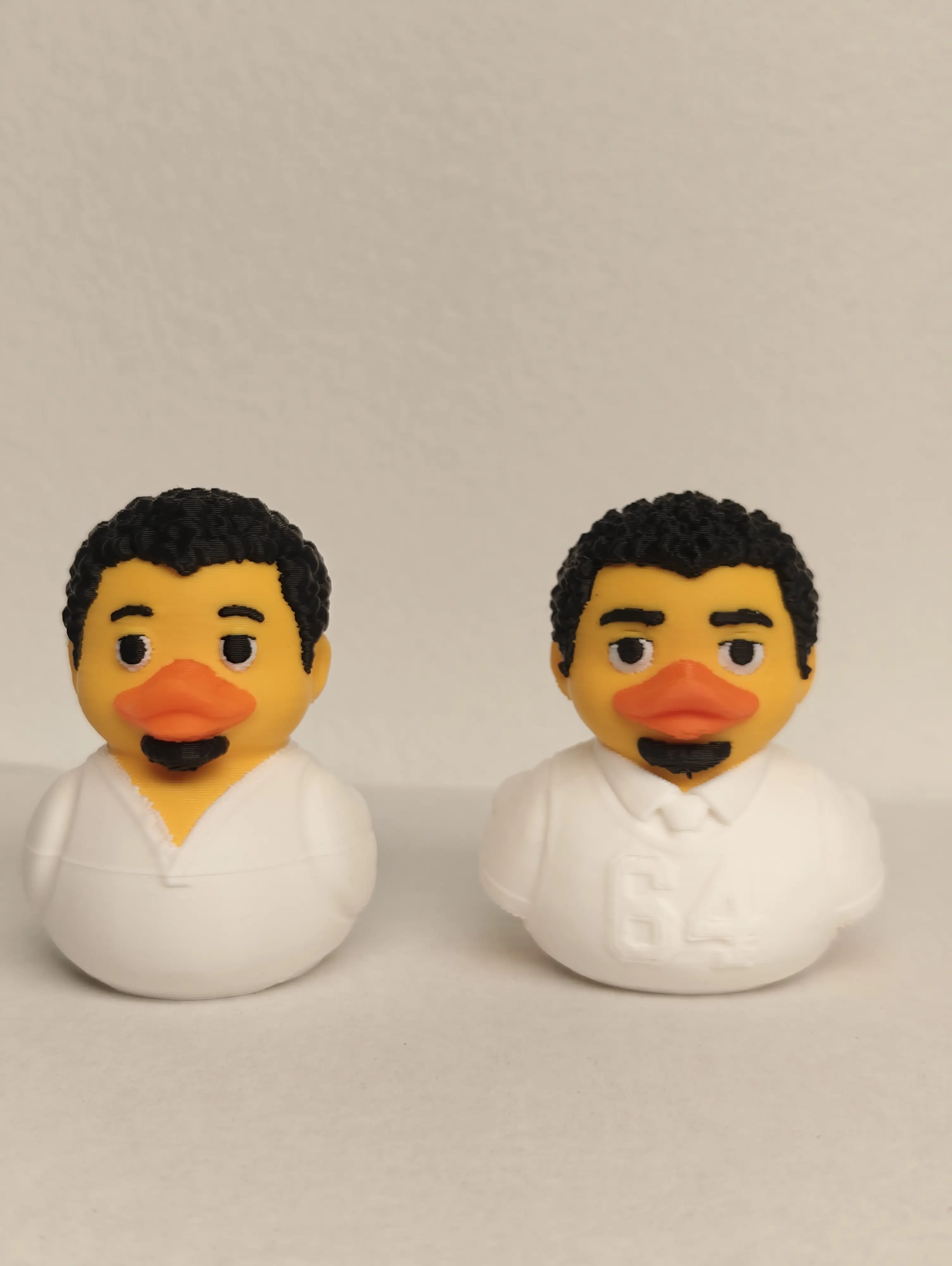 Jibaro Puerto Rican 3D Printed PLA Plastic Bad Ducky Pendant - AI Created DtmF Novelty Character, Unisex Fashion Accessory, Collectible Gift, Keychain Compatible