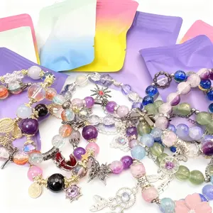 【 Blind Bag 】 DIY Girls' Fashion beaded bracelets:  High-appeal Personalized design, multi-purpose tassel style and charms without collision