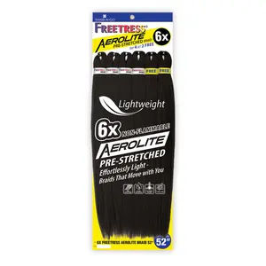 FreeTress Aerolite Braids Pre-Stretched 6X Freetress Aerolite Braid 52"