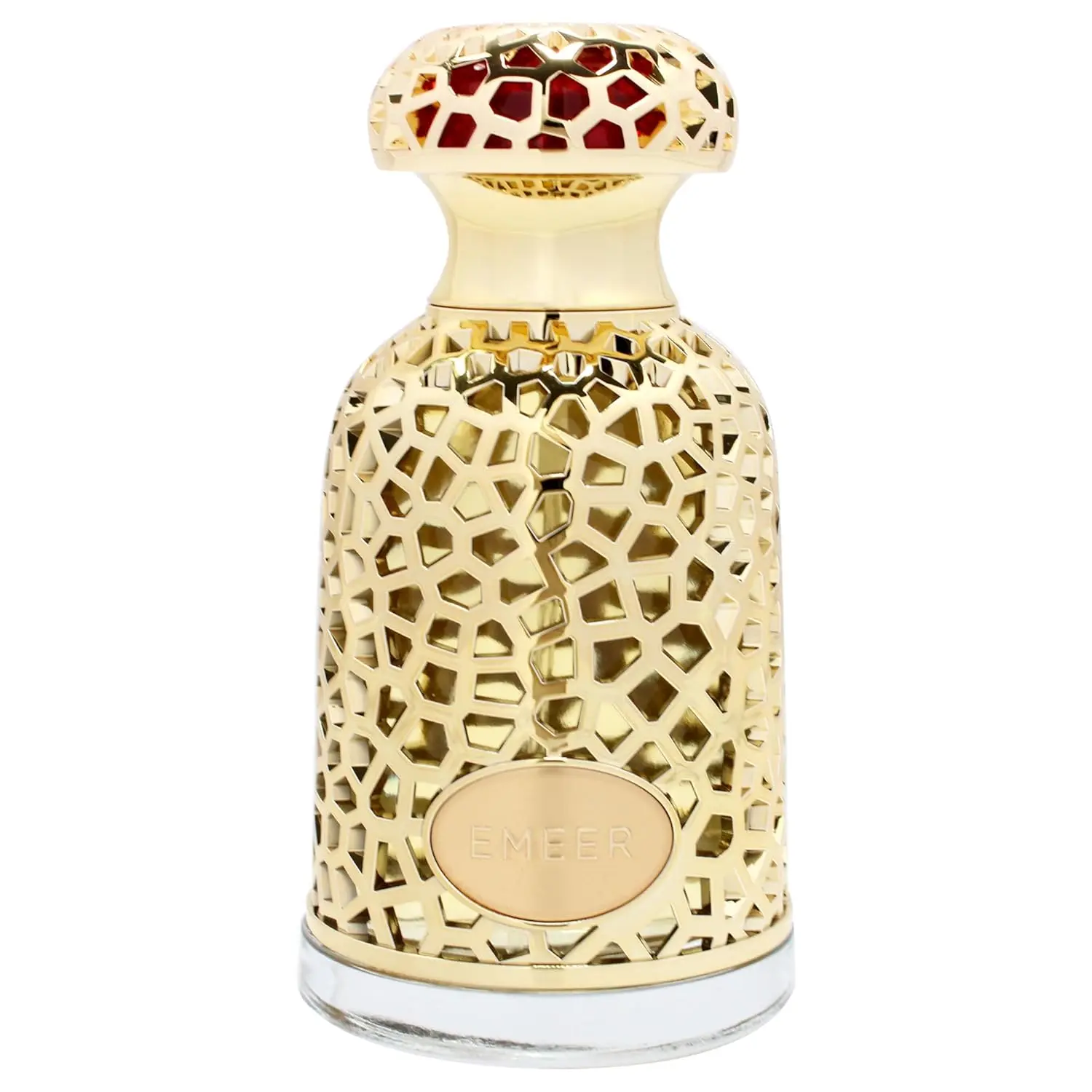 Lattafa Emeer Unisex Eau de Parfum Spray - 3.4 oz/100 ml, Aromatic Citrusy Bold Middle East Fragrance, Long-Lasting, Evening Wear, Single Item, Notes: Bergamot, Lemon, Sandalwood, Patchouli, Cedarwood
