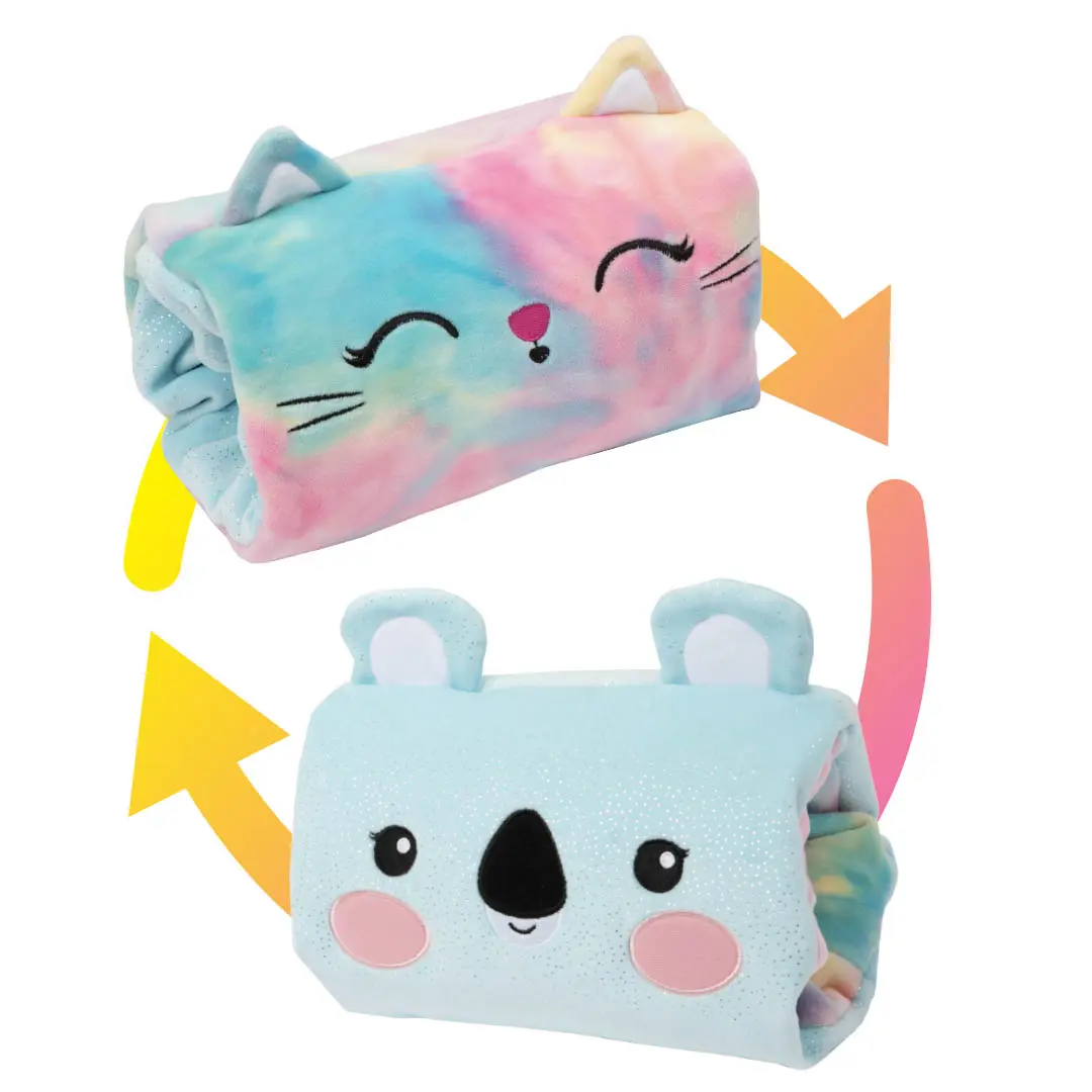 Kitty + Koala 2 in 1 Reversible, Wearable Stuffed Animal Plushie Kitty + Koala 2 in 1 Reversible, Wearable Stuffed Animal Plushie