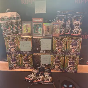 (2) 2024 optic retail boxes, (6) optic value packs, (8) Phoenix blasters, (3) Prizm value packs, and 4 guaranteed hit cards going to teams in the break