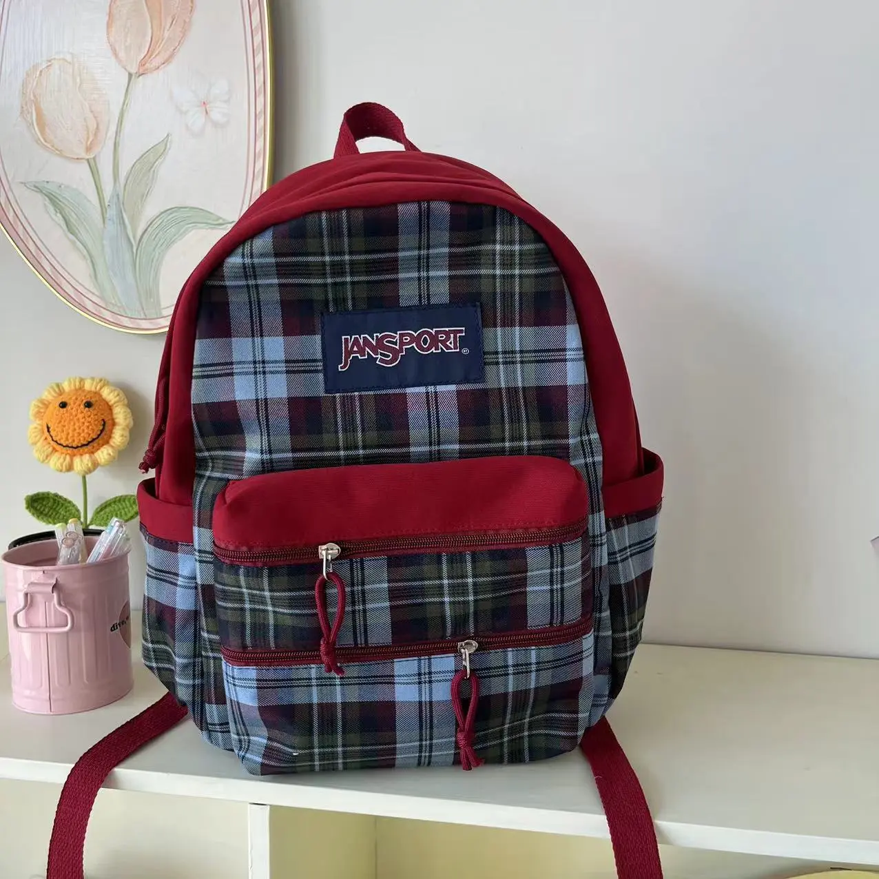 Multi-Pocket Durable Nylon Backpack Lightweight College School Bag Daily Work Travel Laptop Backpack For Men Women