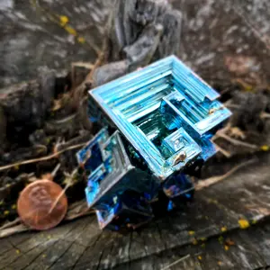 Artisan groan bismith crystal stalagtite