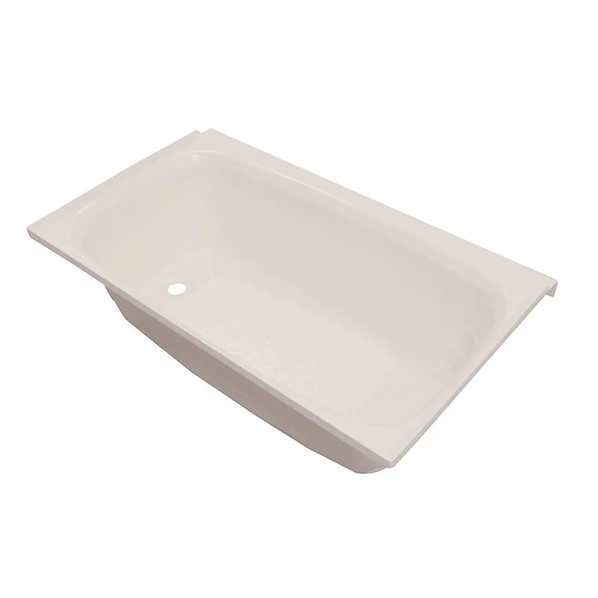 ABS Classic Rectangle RV Soaking Bathtub (Model 209388), 24x40 in, Left-Hand Drain, Scratch-Resistant Single Unit Indoor Bathtub, Fits Most RV Color Schemes, Rv Soak Bath