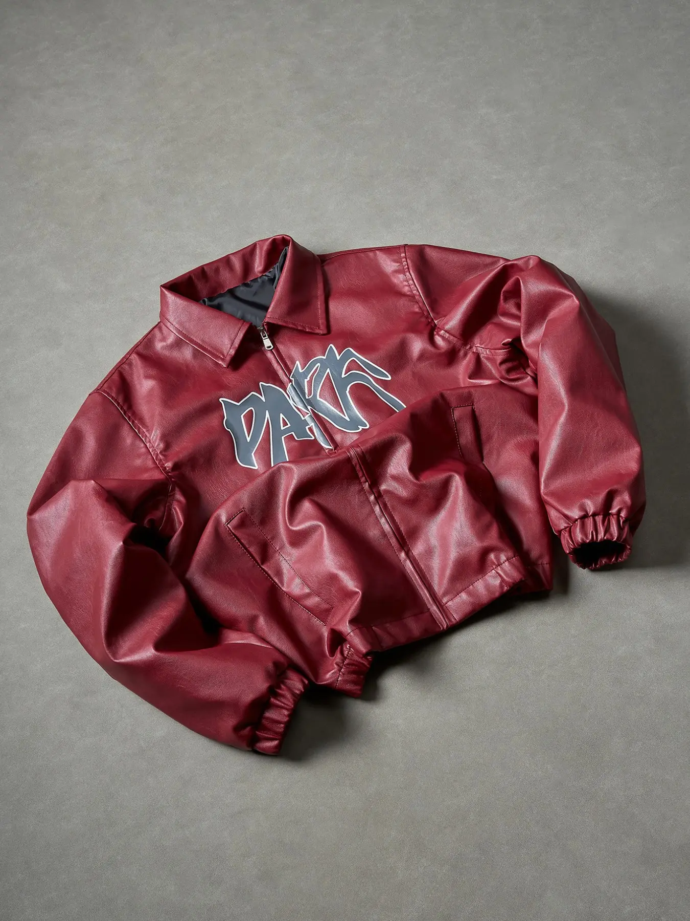 Men's Spring Autumn Casual Motorcycle Leather Jacket, Long Sleeves, Windproof Waterproof Lapel, Stylish Retro Loose Fit Outerwear Coats