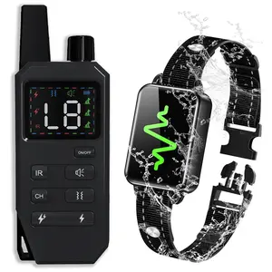 Electric Shock Collar, 1600ft Dog Training Collar With 3 Training Modes, Beep/Vibration/Shock Modes, Remote Electronic Dog Shock Collar, Rechargeable Rechargeable E-Collar for All Breed