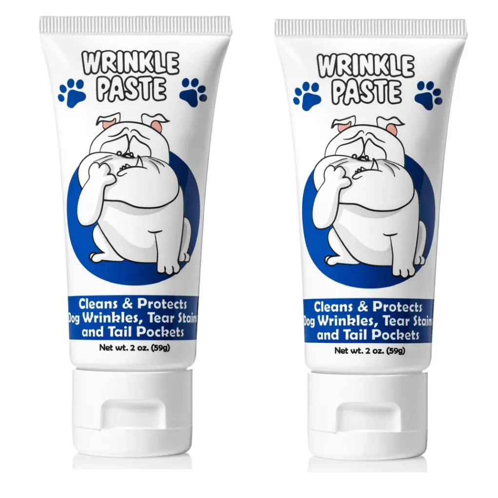 Pet Squishy Face Wrinkle Paste Cream, 2Oz Tear Stain Solution for Dogs & Cats