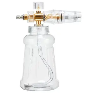 Foam Cannon for Pressure Washer, Snow Clear Foam Cannon for Car Wash, Stainless Steel Filter, Adjustable Nozzle with M22 and 1/4 Inch Quick Connect, Foam Sprayer