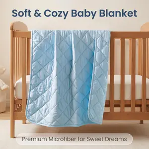 Bedsum Microfiber Down Alternative Small Comforter, Lightweighted and Warm Solid Color Blanket