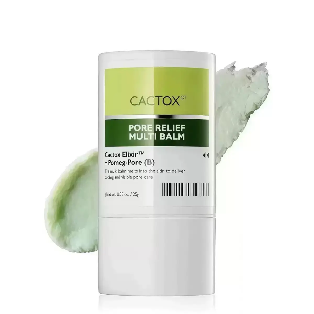 CACTOX Pore Relief Multi Balm Stick -Cooling Facial Repair Serum Balm for PoreCare, Hydration, Smooth Skin Texture,Lightweight Daily Skincare, Serums