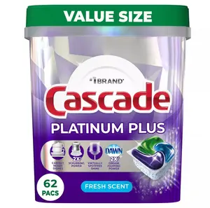 Fresh Platinum/Lemon Platinum Plus Action Pacs Dishwasher Detergents