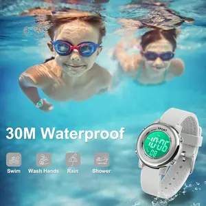 Fashion Multi-Function Children's Watch, Digital Sport Watch For Girls Boys, Outdoor LED Electrical Watches With Luminous Alarm Stopwatch Functions