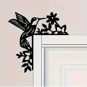 Elegant Metal Bird & Floral Design Wall Art, Classic Home Decor, Perfect New House Gift, Detailed Flying Bird Pattern