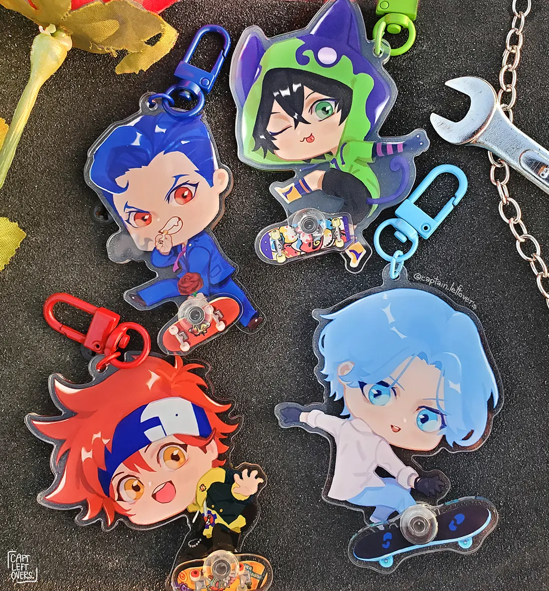 Sk8 Acrylic Anime Keychain Reki Kyan Langa Hasegawa Miya Chinen Adam