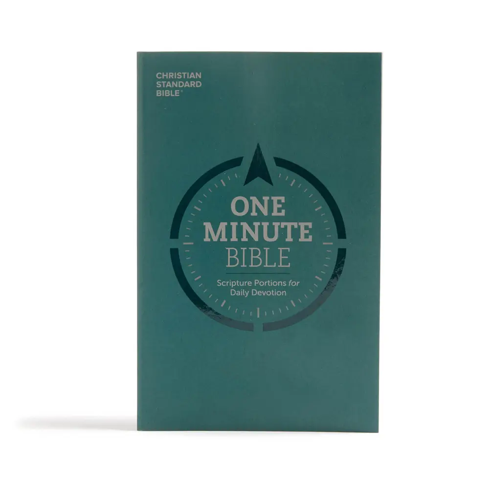 USED Book - CSB One Minute Bible: Scripture Portions for Daily Devotion by Csb Bibles by Holman (Paperback) - english