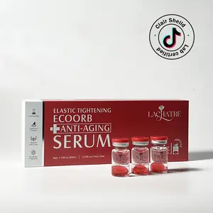 [LACHATRE US]ELASTIC TIGHTENING Red EcoOrb anti-aging serum Elastic Tightening EcoOrb Anti-Aging Serum 7ml - Single-Use Essence with Hydrolyzed Collagen for All Skin Types Comfortable Skincare Ampoule Rapid