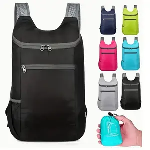 Outdoor Travel & Camping Folding Bag, Compact Backpack for Men and Women - Ultra-Lightweight Portable Multi-Purpose Small Rucksack