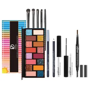 All-In-One Beginner Makeup Kit, Teenage Makeup Kit, Cosmetic Flawless Complexion- 10 Pcs Makeup Set with Eyeshadow, Brush All-In-One Beginner Makeup Kit Teen Makeup Kit with Eye Set Complete Girls Makeup Kit All-in-One Holiday Makeup Starter Kit