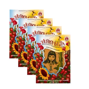 4 pack Strawberry La Chica Fresita air Fresheners Aromatizante Fresa