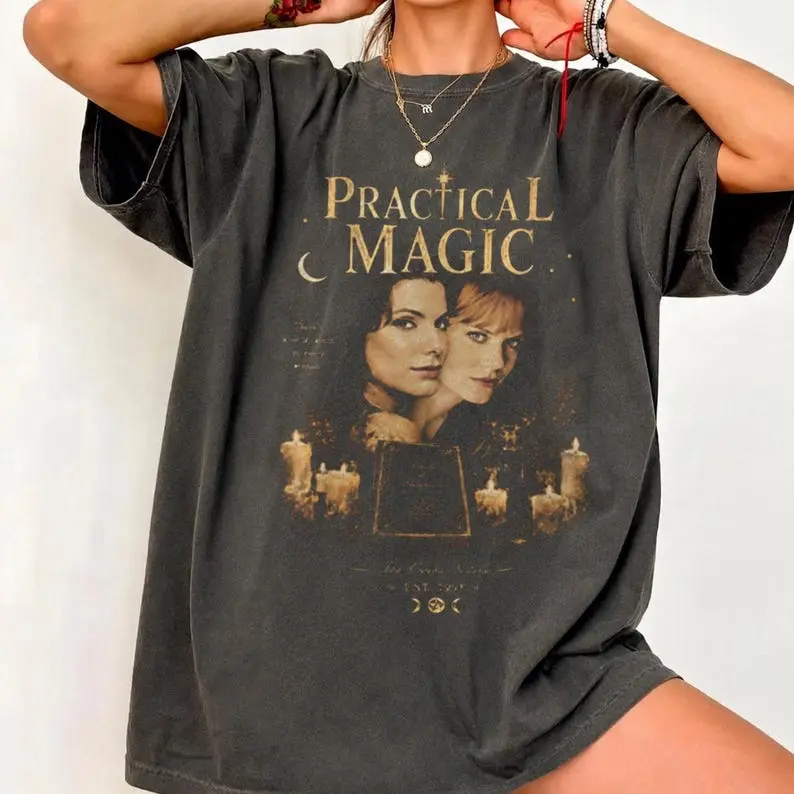 Practical Magic Movie Shirt — Witches, Practical Magic Print Shirt