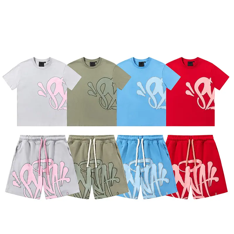 Men's short-sleeved tops and sports suits