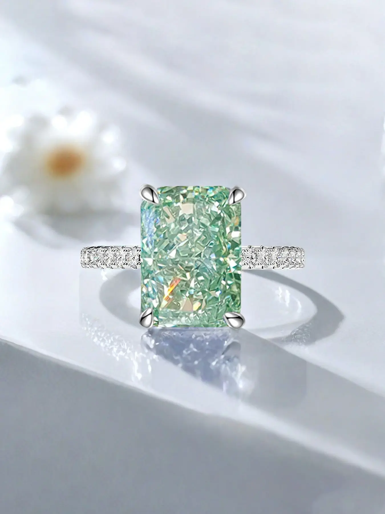 Women's Zircon, Princess Cut S925 Silver Color Engagement & Proposal Jewelry Gift for Her, Elegant Design, Bridal Engagement Ring, Wedding Engagement Ring, Bridal Rings