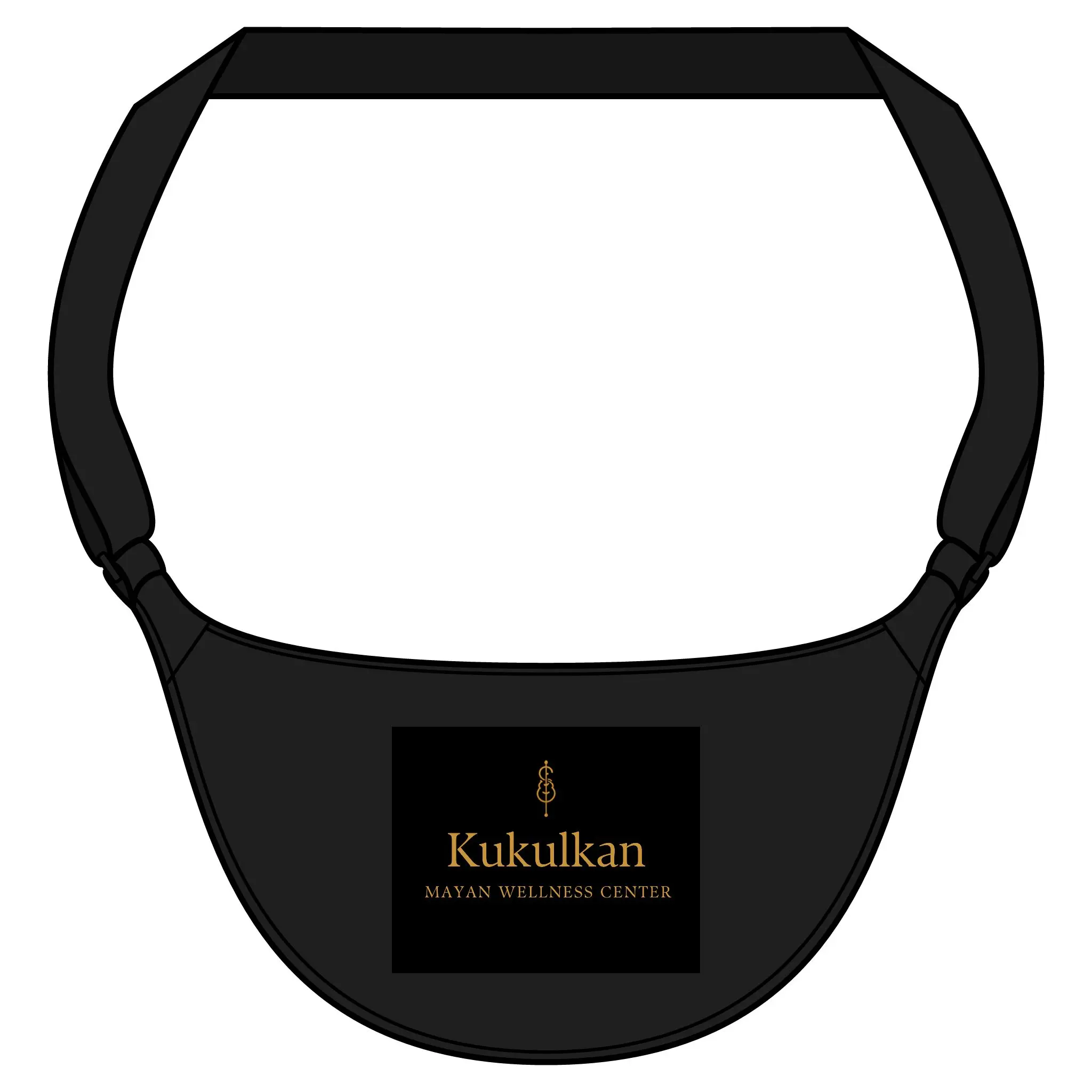 Kukulkan Logo Crossbody Bag | Matte Black Crossbody