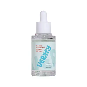 Vertty Tea Tree Hyaluronic Oil-free Ampoule 1.52 fl oz. (45ml) -  Lightweight Calming Daily Fragrance Moisture Raspberry Serums Synthetic Vegan Skin Repair