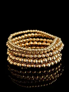Minimalist Random Beaded Stackable Bracelets, Hand Chain, Fashionable Jewelry for Women & Girls, Casual Trendy Accessories for Party and Daily Life, Trendy Stack Bangle, Stacking Bracelet, Beads Bracelets, High Quality Bracelet, Beaded Bracelet Set