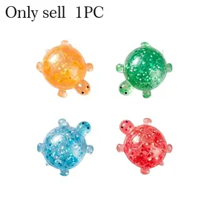 Kawaii Sea Turtle Stress Balls, Slow Rebound Squishy Toys, Stretchy Tpr Anxiety Relief Toys for Adhd/autism, Cute Desk Toys for Office & Classroom