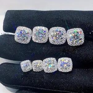 Must be Trend Premium Moissanite Stud Earrings Gift Box Set - S925 Silver 0.3ct/0.5ct/2ct, Unisex Timeless Jewelry with Authenticity Certificate | dealsforyoudays Elegant Trendy