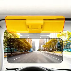 Car Sun Visor Sunshade Anti Glare Visor Extender for Night Driving Windshield Sun Visor for SUVs Trucks Dual Purpose Day and Night Universal Fit