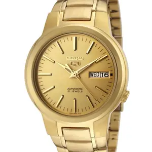 Seiko 5 Gold Automatic 21 Jewels Men's Stainless Steel Watch Seiko 5 Gold Automatic 21 Jewels Men's Stainless Steel Watch