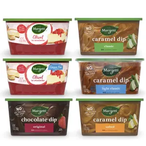 Marzetti Fruit Dips & Dessert Glazes - Caffeine-Free Snack, Available in Caramel, Salted Caramel, Chocolate and Strawberry Glaze Flavors