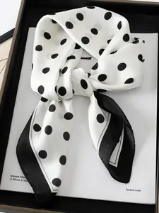 Elegant Silk Scarf for Women, Soft & Stylish Design, Perfect Gift for Her, Ideal for Daily Wear & Special Occasions, Square Scarf