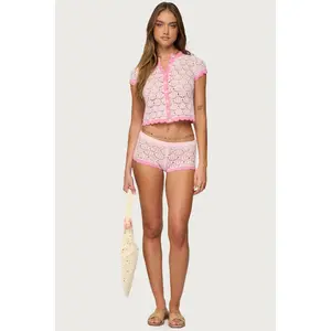 Elisa Open Knit Shorts