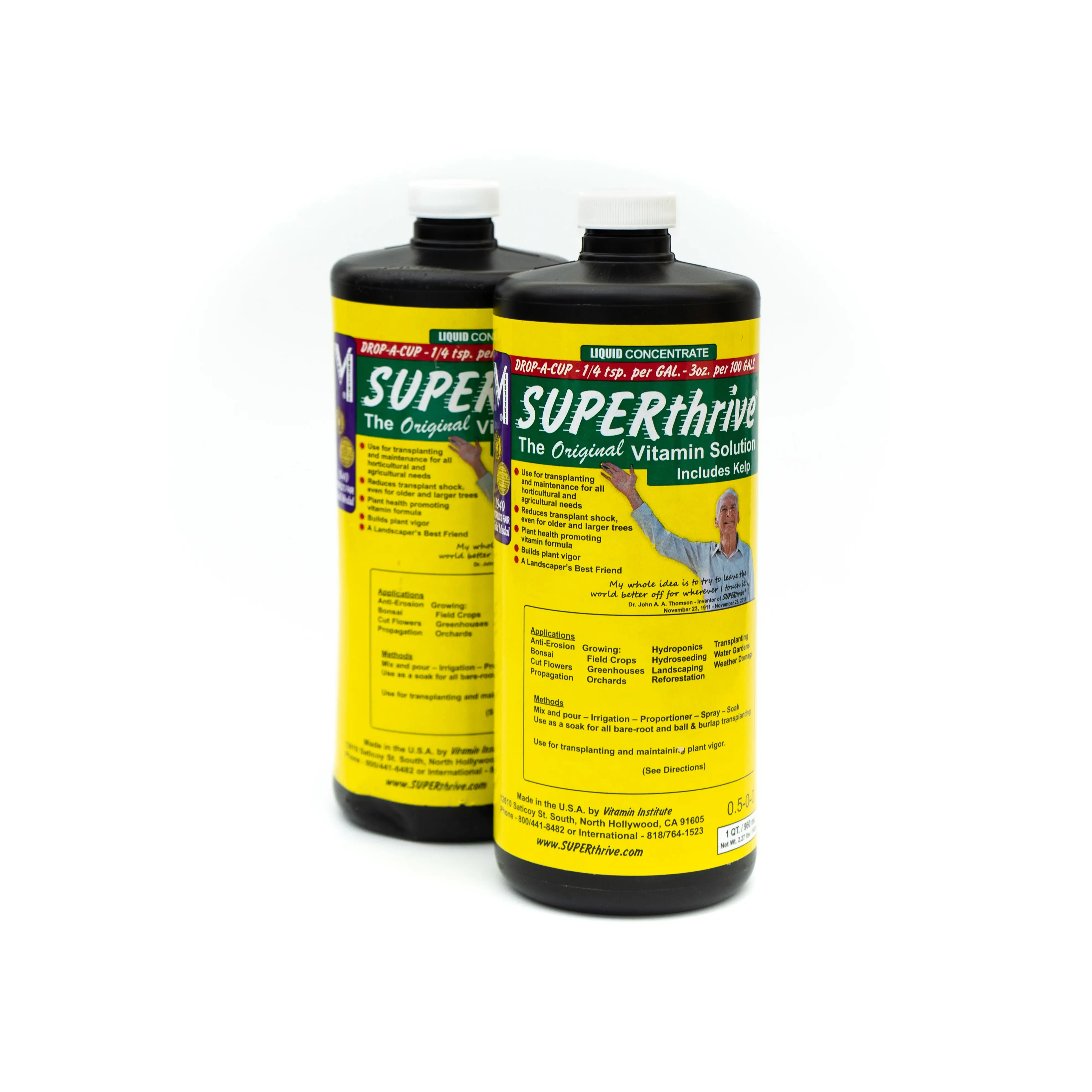 SUPERthrive Original Plant Vitamin Solution with Kelp, 1 Qt. - 2 Pack