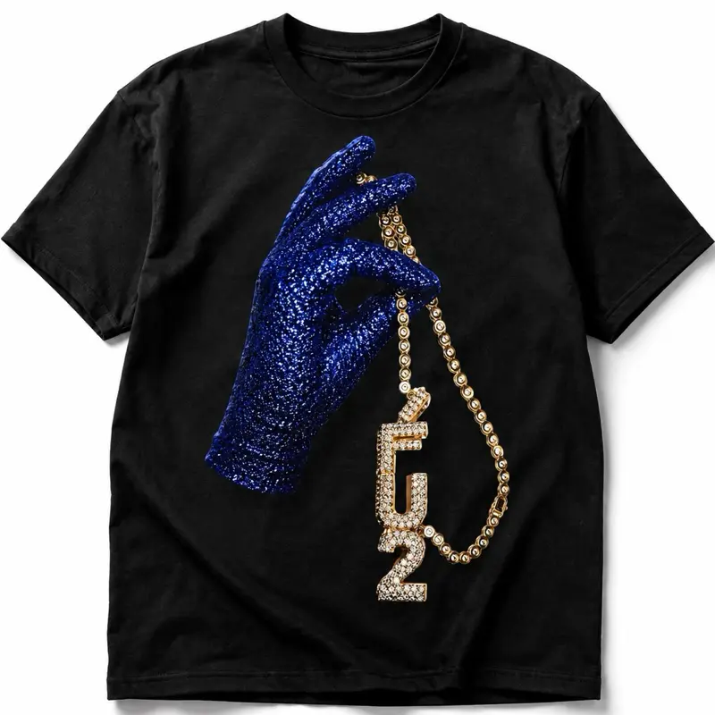 FU2 Chain Tee Blue