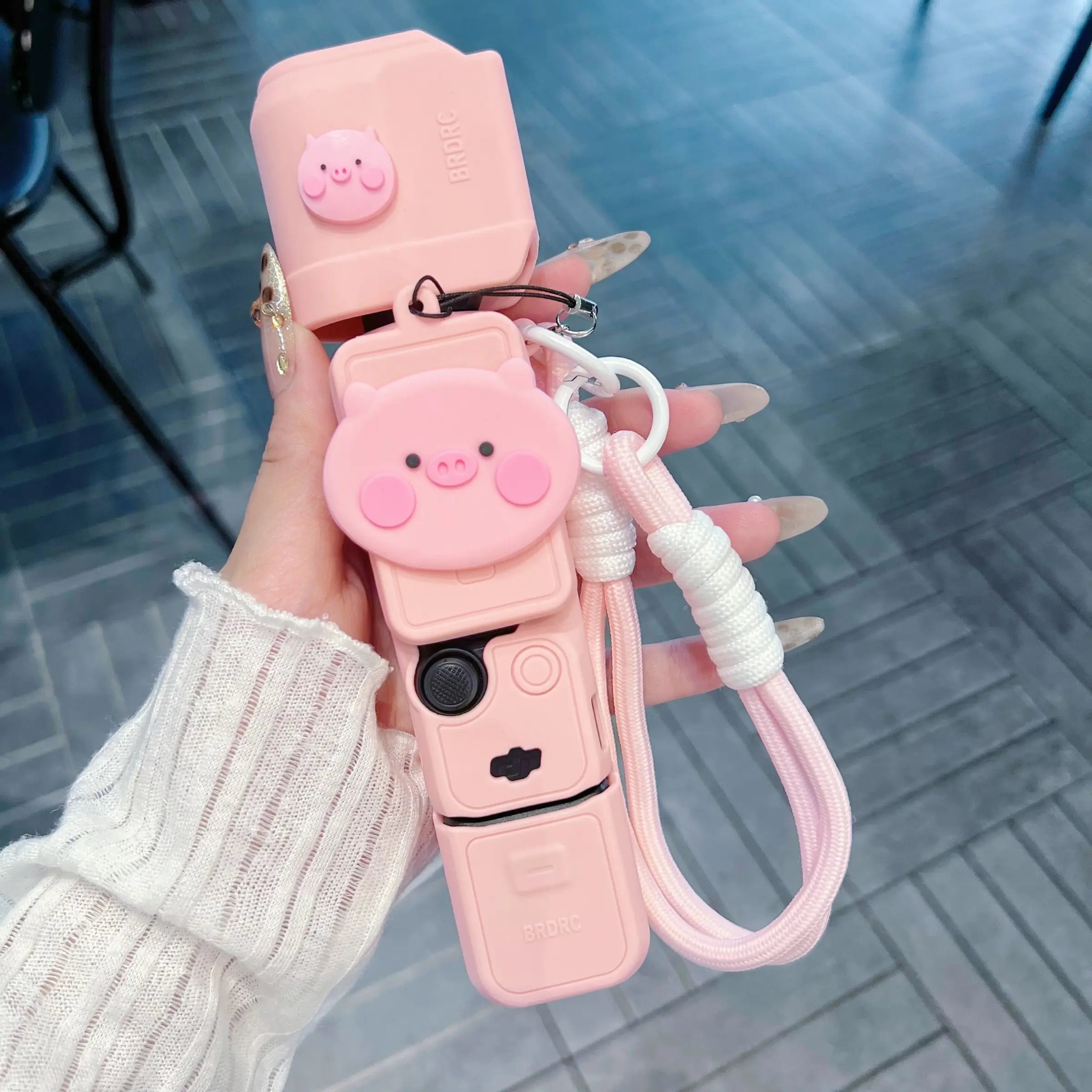 Luxury Cartoon Soft Pig Silicone Camera Case, Protective Cover for Dji Pocket3, Handheld Gimbal Bag, Camera Protection Shell, Camera Accessories