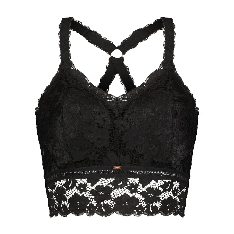 Jady Women's Juliette Deluxe Lace Racerback Padded Bralette Top - Nylon-Spandex Blend, Helping Hands Pad, Lace Trim, Casual 2x/3x Bralettes, Daily Elegance Bras for Women, Comfy Fit Everyday & Office Underwear