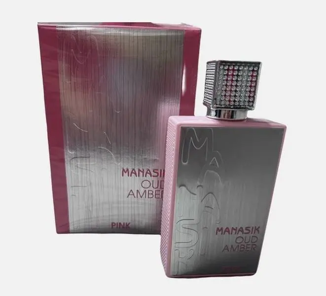 Manasik Oud Amber Pink EDP 3.3floz Perfume Unisex Long Lasting Arabic USA