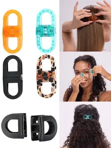 1pc - Intelligent Magnetic Hair Clip, Bow Hair Clip, Ponytail Claw Clip, New Ladies Hair Accessory, 2026 New Design, Portable Hair Clip, Magnetic Design, Different from Traditional Hair Clips, Gift