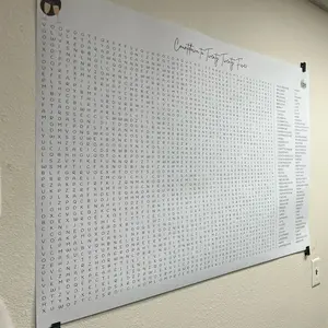 Giant New Year’s Eve Wordsearch - 30x42 Inches - New Year Themed Puzzle - Perfect for Party or Gift