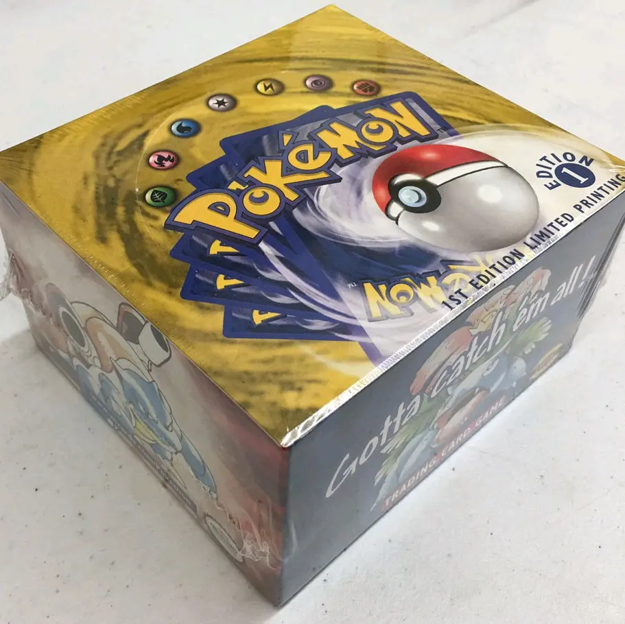 empty base set booster box Japanese Pokemon TCG UV Protection Acrylic Pokemon