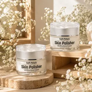 Soft Petalz Organic Micro-Derma Exfoliator - Resurfacing, Smoothing, Blemish & Fine Line Reduction