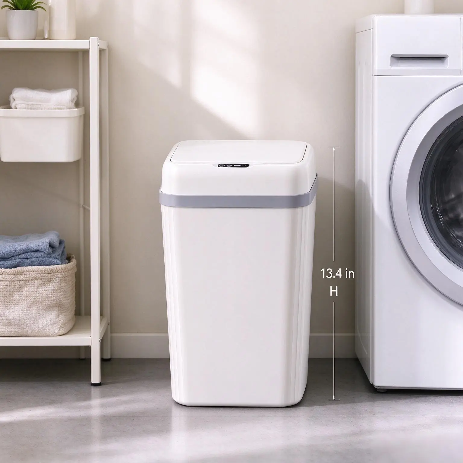Smart Trash Can, Motion Sensor Hands-free Waste Bin, Type-C Or AAA Battery Power