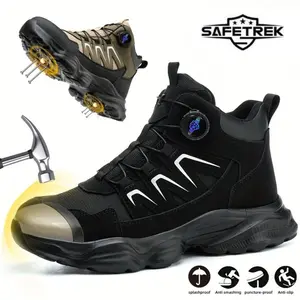 Winter Work shoes men high lightweight safety boots women breathable safety shoes sporty steel toe cap shoes work safety shoesWork shoes men high lightweight safety boots women breathable safety shoes sporty steel toe cap shoes work safety shoes