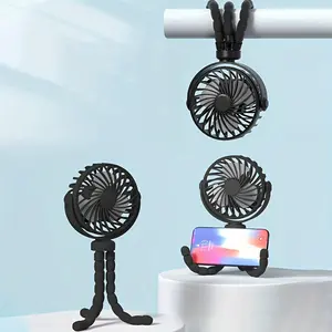 Portable Mini Clip Fan, 3 Speed USB Rechargeable Mini Clip Fan, Handheld Desk Cooling Wearable Fan for Car Seat Treadmill Travel, Multifunctional Fan, USB Powered Fan