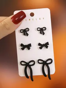 Vintage Elegant Butterfly Earrings Set, Earring Stacking Set, Unique Hollow Design, Ideal for Daily Wear, Vacation, All Seasons, Perfect Holiday Gift